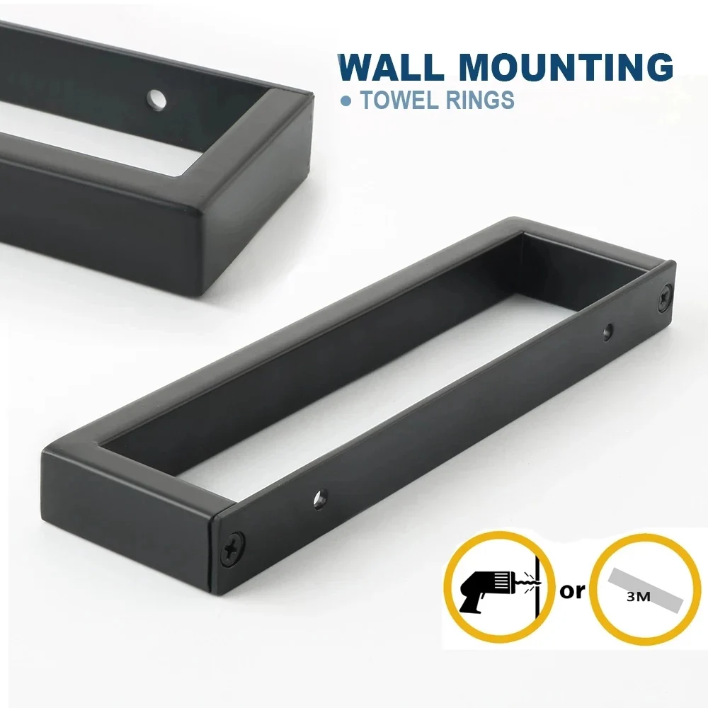 Self-Adhesive Towel Bar — Stainless Steel - Image 6