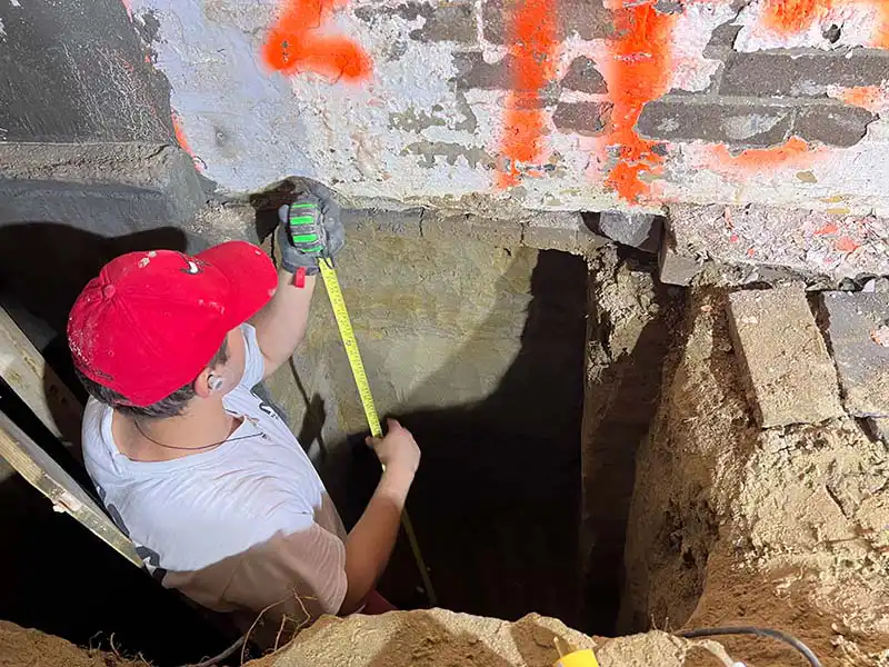 DrySpace Waterproofing underpinning project in the GTA